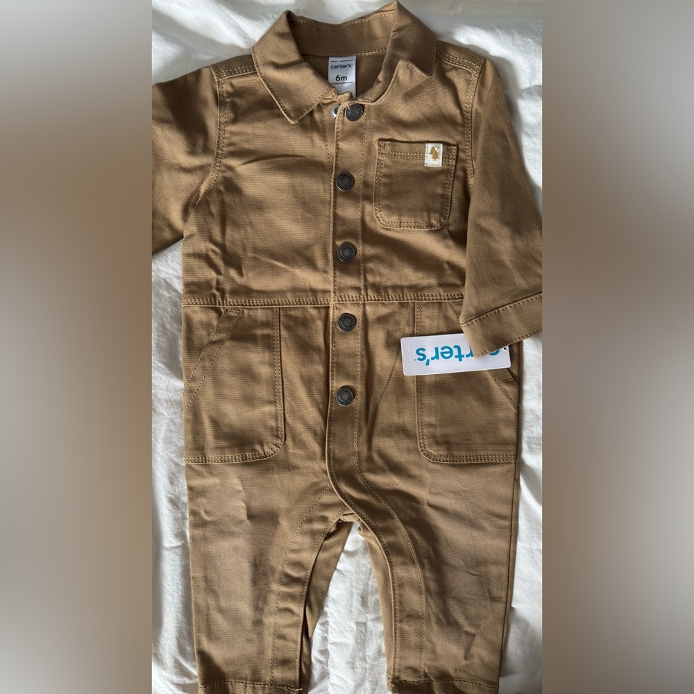 Carter's Brown Kids Overalls